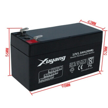 Free shipping 12V 1.2Ah 1.3ah lead acid battery rechargeable battery Security door solar 12 v battery back-up UPS backup power