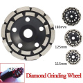 115/125/180mm Diamond Grinding Wheel Disc Bowl Shape Grinding Cup Concrete Granite Stone Ceramics Tools