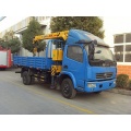 Dongfeng Duolika 4x2 small service boom truck crane