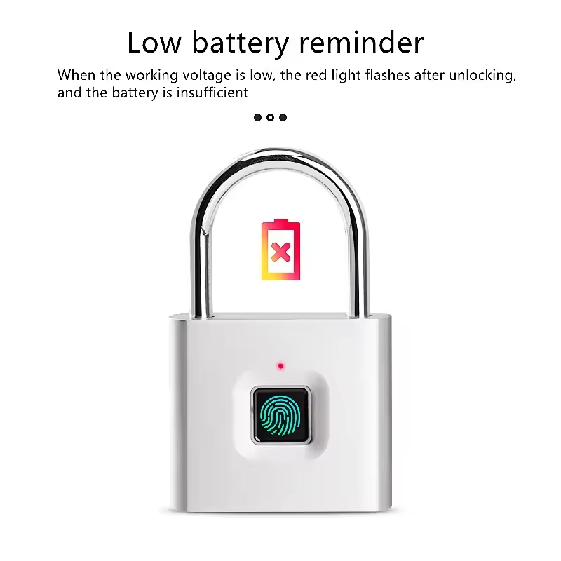 5 Portable Fingerprint Padlock