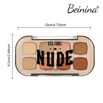 8 Shade Warm Nude Matte Shimmer Eyeshadow Palette