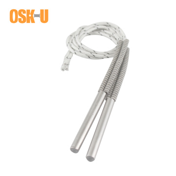 2PCS 220V Cartridge Heater Element 12mm Tube Diameter Stainless Steel Tubular Heating Element for Core Shooting Machine