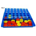 4-in-a-row L size four in a row line connecting bingo board game interactive intelligence children kids home travel party fun.