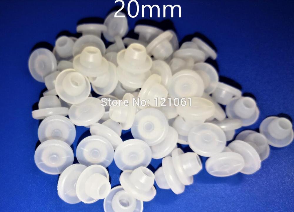 20mm,100pcs! Grey Color Butyl rubber stopper medical rubber for vials,rubber sealing,injection vials stopper,rubber cap,