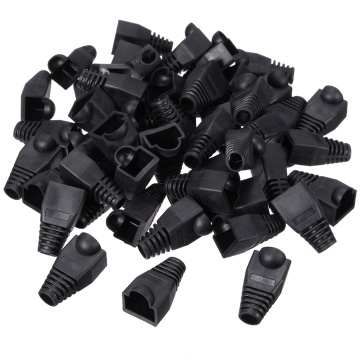 50x Plastic Boot Cap Plug Head for RJ45 Cat5/6 Cable Modular Connector Network