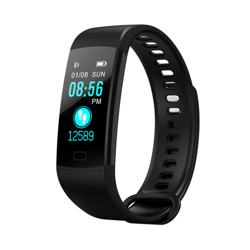 Fashion Y5 Color Screen Sport Fitness Track Pedometer Hear Rate Blood Pressure Monitor Bluetooth Smart Bracelet