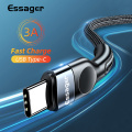 Essager USB Type C Cable Fast Charging Charger For Samsung Xiaomi USB-C USB C Data Wire Cord Mobile Phone USBC Type-C Cable 2m
