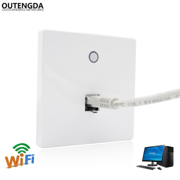 802.11AC 750Mbps in Wall Wifi Router Wireless Access Point Indoor Power over Ethernet(802.3af PoE in) with LAN data output