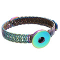 Fashion DIY Snaps Button Bracelets Bangles Fit 18mm or 12mm Snaps Buttons Jewelry for Women
