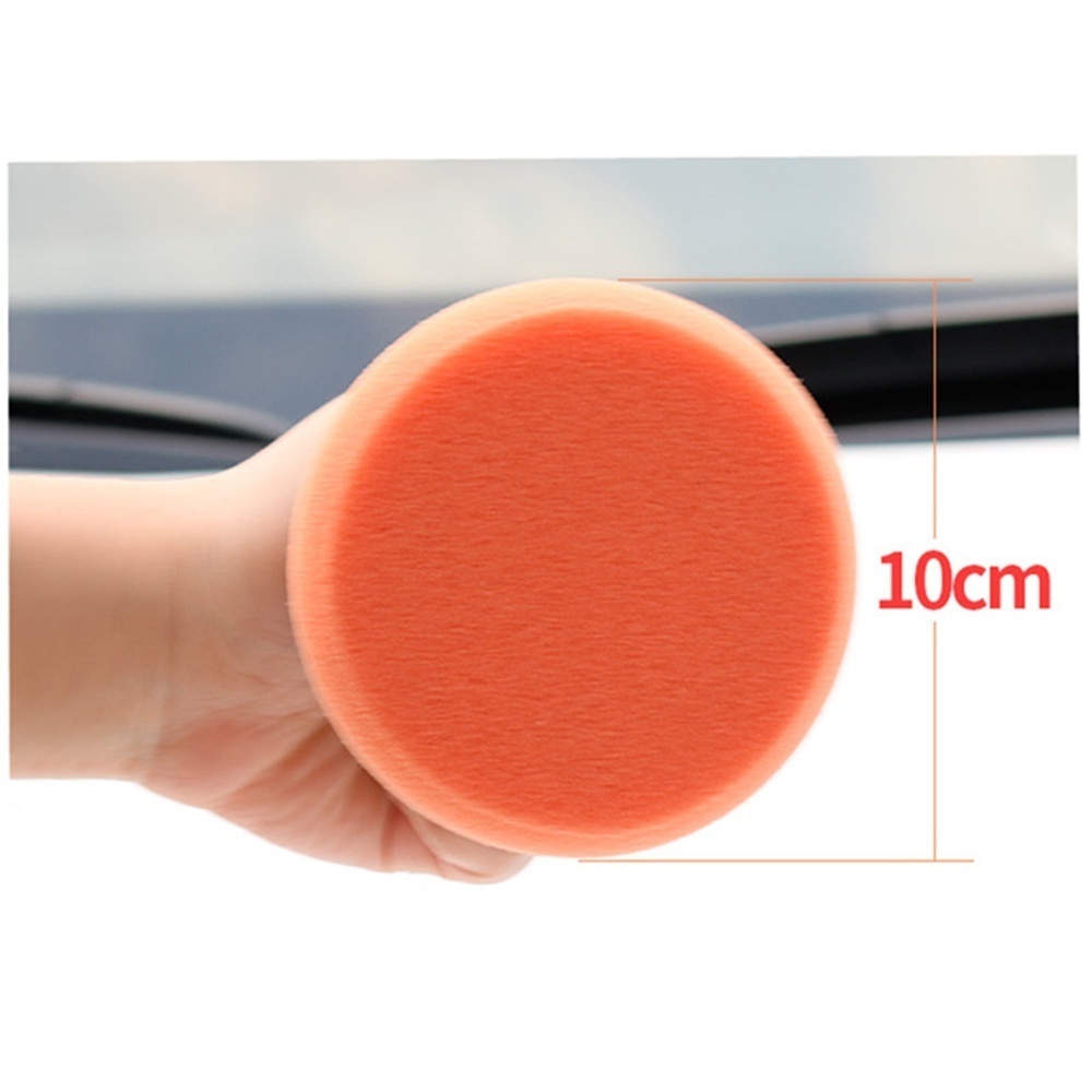 4 Inch/100MM Car Wash Wax Polish Pad Polishing Pad Sponge Car Cleaning Cloth Microfiber Applicator Pads