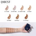 QIBEST Foundation Cream Matte Liquid Foundation Full Coverage Mini Base Makeup Brighten Contour Face Base Foundation Makeup