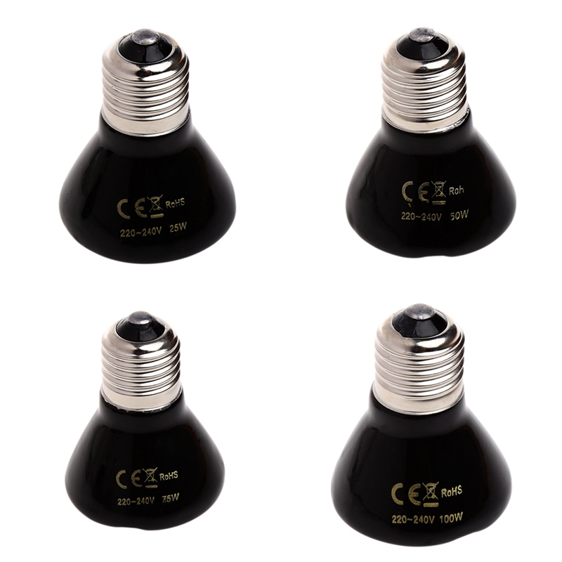 220V Small Mini Ceramic Emitter Heater Lamp Light Bulbs Far IR Heating Brooder RXJB
