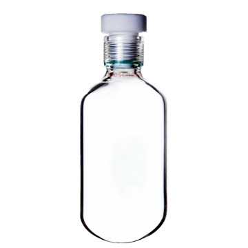 400ml Glass High Pressure Bottle,75*175 Heavy Wall Vessel With #15 PTFE Thred Lab Chemistry Glassware