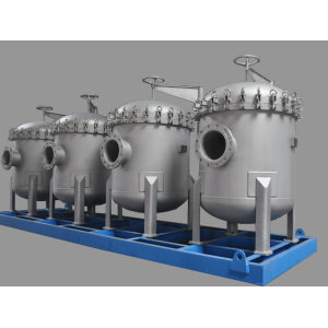 Carbon stainless bag filter