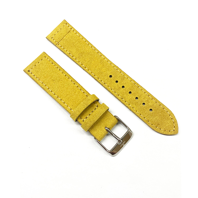 Classic Suede Leather Quick Release Watch Band Strap