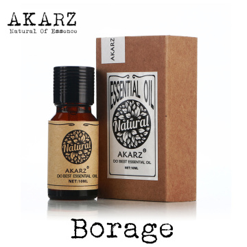 AKARZ Famous brand free shipping natural aromatherapy Borage oil Repair Healthy skin base carrier Borage essential oil