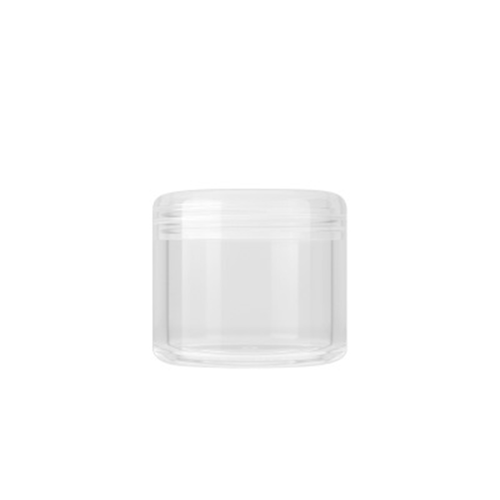 1PC 3/5/10/15/20g Plastic Transparent Empty Makeup Jar Pot Refillable Sample Bottles Travel Face Cream Lotion Cosmetic Container
