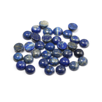 Natural Lapis Lazuli Gem Stones Cabochon 10 12 14 16 18 mm Round No Hole for Making Jewelry