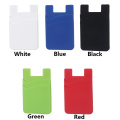1PC Hot Sale Soft Silicone Mobile Phone Back Card Holder Stick On Adhesive Wallet Case Cash ID Card Pocket
