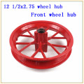 Red front hub