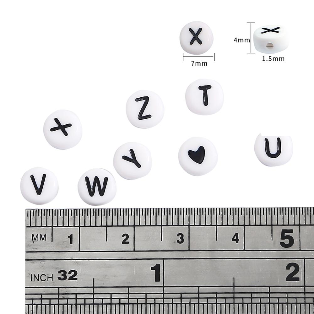 Czech Glass Seed Beads Charm Crystal Beads Alphabet Letter Beads Lobster Clasps Beading Cord Set DIY Bracelet Jewelry Making Kit