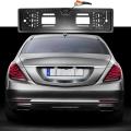 Hd Led License Plate Frame Reversing Rear View Camera Ccd Reversing Image System Super-easy Installation