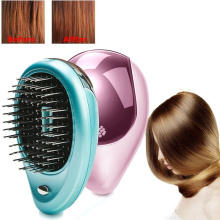 Electric Ion Brush Portable Electric Brush Smoothing Hair Comb Negative Ion Massage