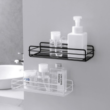 Home Suction Cup Shower Shelf Bathroom Shampoo Shower Shelf Holder Kitchen Storage Rack Organizer