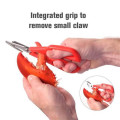 Stainless Steel Scissors New Lobster Fish Shrimp Crab Seafood Scissors Shears Snip Shells Kitchen Tool Slimme Keukentang