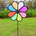 Windmill Toys Children Kids Garden Decoration 8 Leaves Colorful Outdoors Spinner