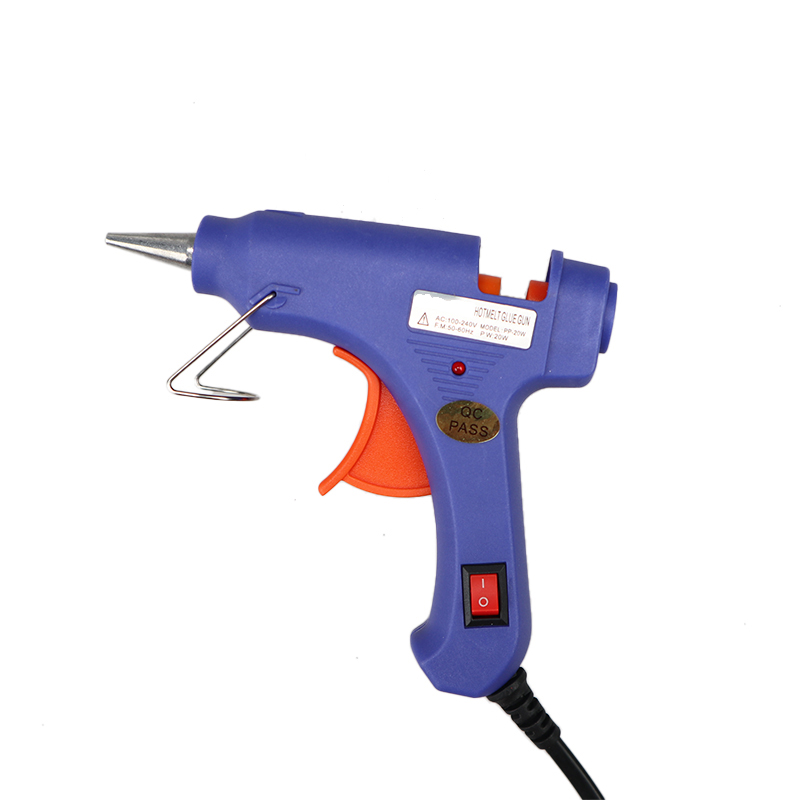 High Temp Heater Melt A Hot Glue Gun 20W Repair Tool Heat Gun Mini Gun EU Use 7mm Glue Sticks Optional Base