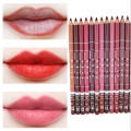 1Pcs Cosmetic Professional Wood Lipliner Waterproof Lady Charming Lip Liner Soft Pencil Contour Makeup Lipstick Tool Dropship