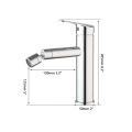 JIENI Bidet Spray Basin Faucets Bathroom Fauicet Pop Up Drain Deck Mounted Chrome Sink Faucet Mixer Taps