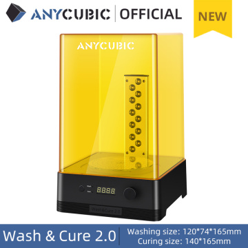 ANYCUBIC Wash & Cure 2.0 For Mars Photon Photons LCD SLA DLP 3D Printer Models UV Rotary Curing Resin Cleaning Machine 2 in 1