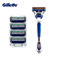 Genuine Gillette Fusion Razor 5 Layer Sharp for Safely Shaving Replacement Razor Blades Manual Straight Razor Face Care for Men