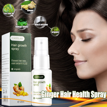 Ginger Nutrient Liquid Spray Hair Growth Spray Essential Ginger Hair Root Spray Nutrition Liquid Anti Hair Loss For Men Women