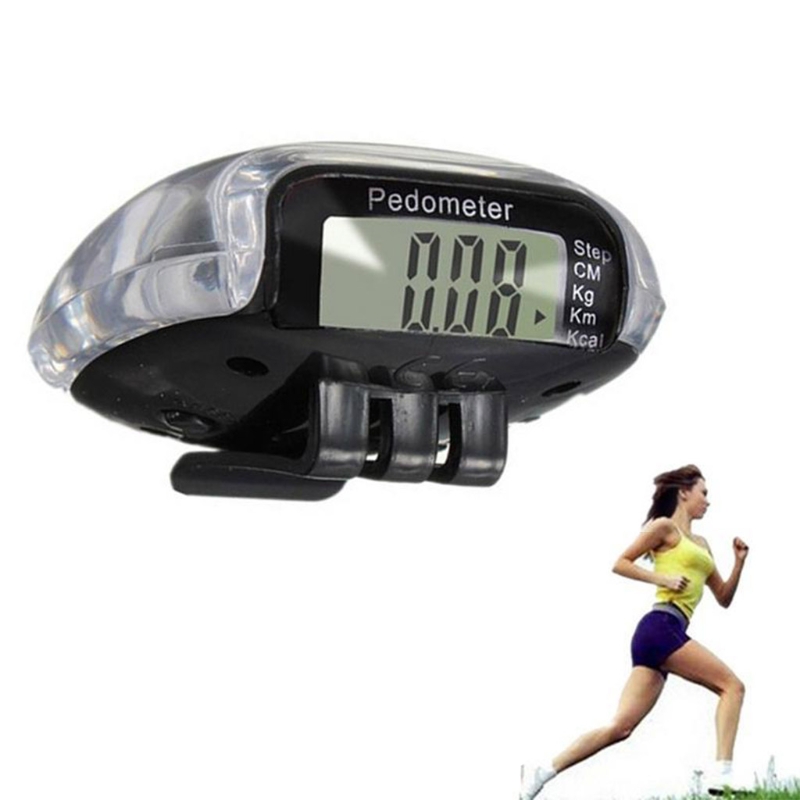 Mini Electronic LCD Digital Run Pedometer Walking Distance Step Calorie Counter XXUF