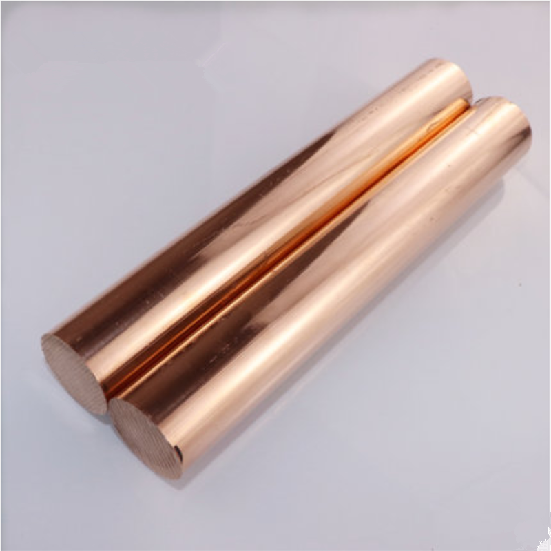 12 Sizes Copper Rod Length 100mm Diameter 4/5/6/7/8/10/12/14/15/16/18/20mm Brass Stick T2 Copper Bar DIY Dropshipping