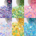 Large multi color flower sequin craft beads embroidery