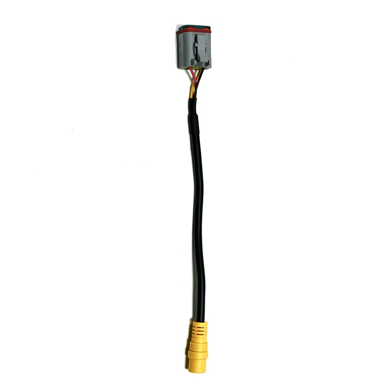 eutsch 4Pin Male to DC 5.5*2.5 Female Power Extension Cable