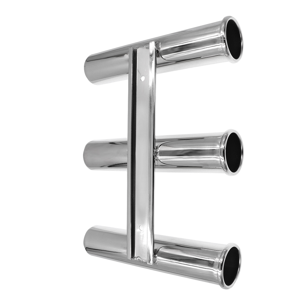 3 Tube Stainless Steel Rod Holder Marine Triple Fishing Rod Holder For Yacht Boat Accessories