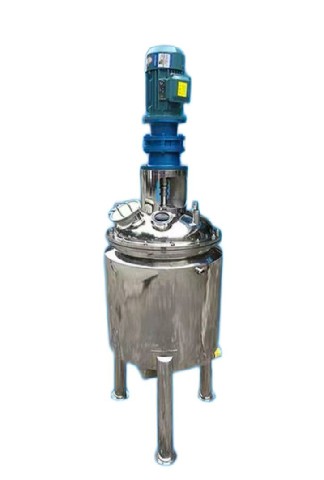 Stainless steel fermentation tank.