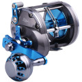 Sougayilang Saltwater Fishing Reels Cast Drum Wheel Trolling Reel Full Metal Boat Saltwater Reel -Right HandOcean Fishing Reel