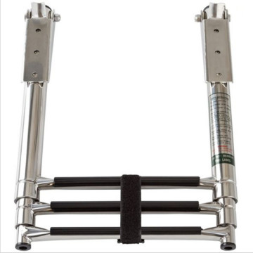 Boat Accessories Marine 3 Step Telescoping Folding Ladder Platform Boarding Swim For Boat Marine