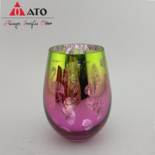 ATO stainless steel beer Flamingo printed glass mug