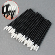 50pcs/100pcs Disposable Make Up Cotton Swab Lip Brushes Maquillage Lipstick Brush Gloss Cleaning Cosmetic Makeup Applicators