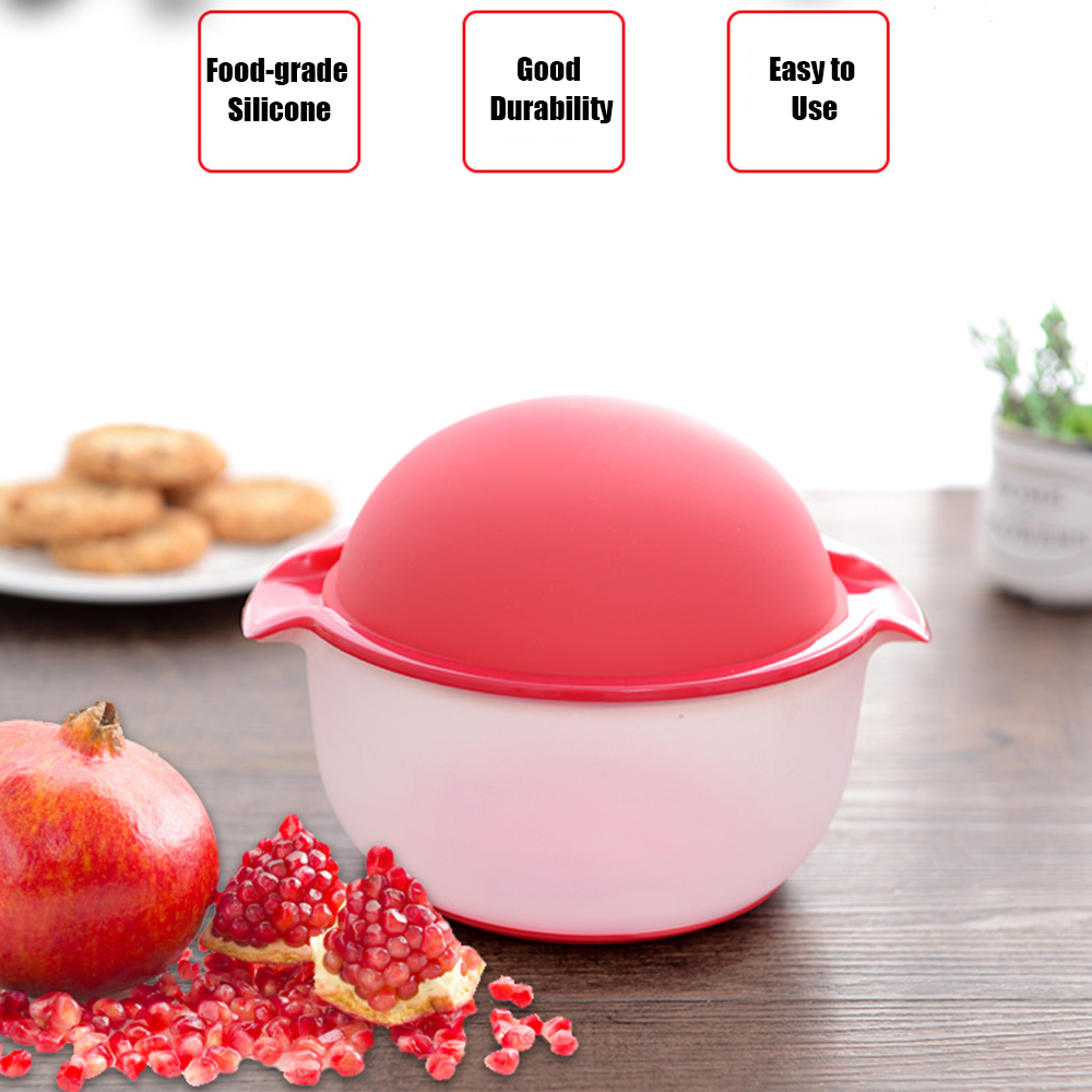 Silicone Pomegranate Peeler Machine Home Kitchen Fruit Tools Gadgets Pomegranate Peeling Bowl Practical Kitchen Accessories