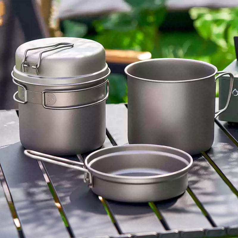 Titanium 1100ml Pot and Pan