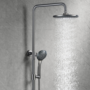 Double Handle Exposed Thermostatic Shower Faucet