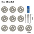 14pcs 22mm Set